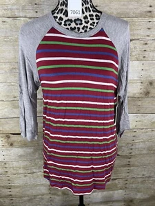Raglán de béisbol Randy LuLaRoe talla M NUEVO NUEVO CON ETIQUETAS - Imagen 1 de 5