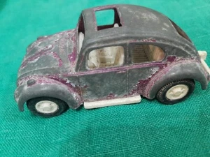 Vintage Tootsie Toys Volkswagon Metal Lots Of Wear Some Rust - Picture 1 of 4