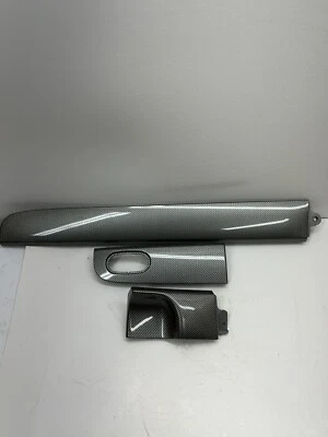 2001-2006 CHRYSLER SEBRING DASH TRIM PANEL SWITCH SET (3 pc) Carbon Fiber - Image 1 of 4