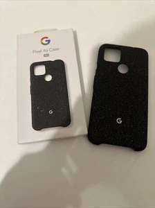 GENUINE Google Pixel 4a 5G Fabric Case GA02062 - Basically Black OPEN BOX - Picture 1 of 3