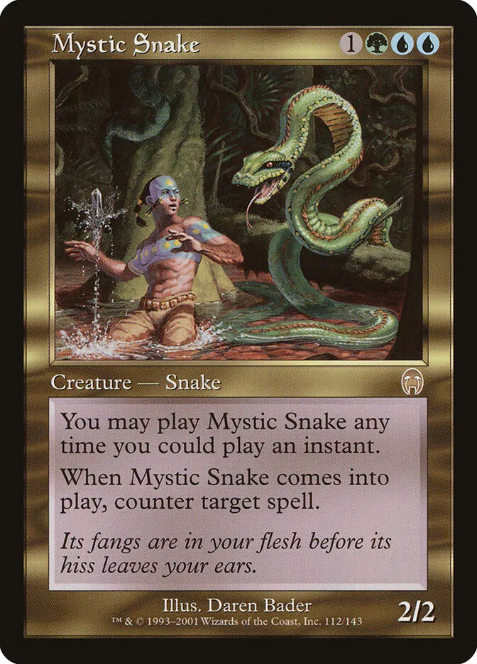 MTG Mystic Snake  - Apocalypse #112 - Image 1 of 1