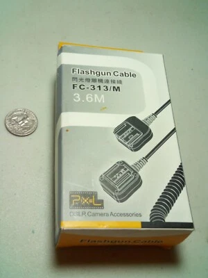 Flashgun Cable Fc-313/M 3.6m Pixel Sony DSLR Camera  Nib - Image 1 of 4