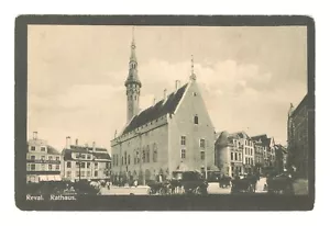 Estonia Reval Tallin rathaus postcard - Picture 1 of 2