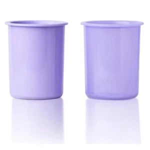 NEU TUPPERWARE Dekorateur Kanister 2er Set lila - Bild 1 von 2
