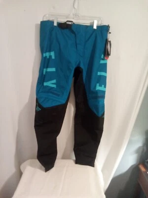 Pantalones de moto Fly Racing azul negro para mujer talla Motorcross 11/12 F-16 nuevo con etiquetas Foto 1 de 4