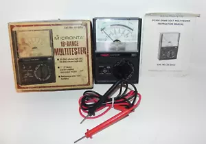 Multitester Vintage Micronta 18 Gama Modelo 22-201U - Probado y Envío Gratis! - Imagen 1 de 11