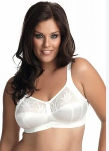 Elomi Caitlyn 40F Non Wired Non Padded Full Cup Good Control Ivory Bra - Picture 1 of 5