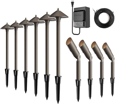 MALIBU Low Voltage Landscape Lights Kit Outdoor Pathway Lighting 12V spot Lights