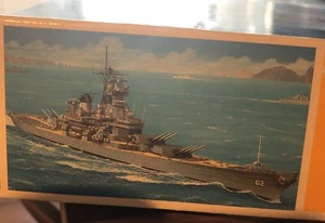 oTAKI US BATTLESHIP BB-62 NEW JERSEY MODEL KIT - NIB - 1/600 SCALE Motorized - Bild 1 von 5