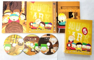 DVD South Park the Complete Fifth Season (Cleaned /teste) Adult Cartoon - Image 1 of 4