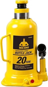 Jack Boss 20 Ton (40,000 lbs) Capacity Torin Hydraulic Welded Yellow Bottle Jack - Bild 1 von 6