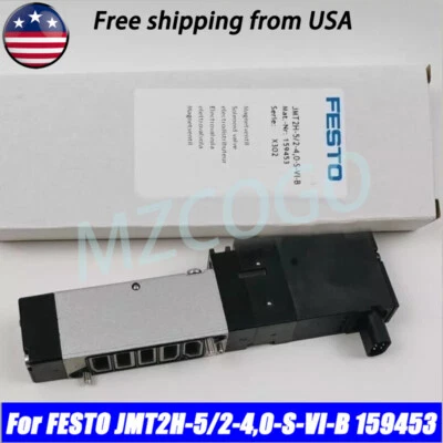 Solenoid Valve For FESTO JMT2H-5/2-4,0-S-VI-B JMT2H5240SVIB 159453 New In Box