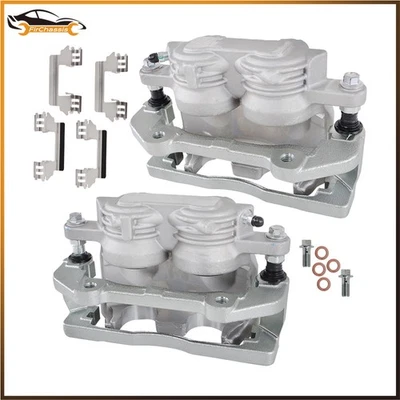 For Cadillac CTS STS 2004-2008 V6 V8 Front LH & RH Disc Brake Caliper W/ Bracket - Изображение 1 из 4