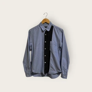 Comme Des Garcons Homme Long Sleeve Patchwork Dungaree Shirt M Size -Used- - Picture 1 of 13