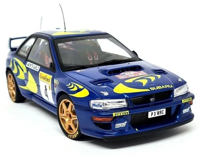Autoart 1/18 Subaru Impreza WRC 1997 #4 Monte Carlo Rally Win Diecast Model Car - Image 1 of 4