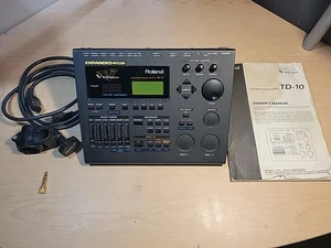 Roland TD-10 Expanded TDW-1 V-drum Brain W/ Mount, Clamp & Cable - Td Tdw 1 #2Z2 - Picture 1 of 16