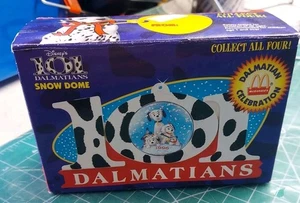 1996 McDonald's Disney's 101 Dalmatians Snow Dome Globe Dalmatian Celebration - Picture 1 of 5