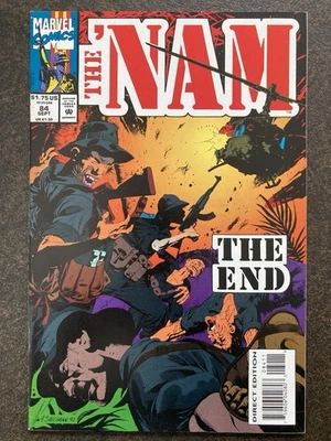 THE 'NAM #84 MARVEL 1993 THE END LAST ISSUE VIETNAM WAR LOW PRINT VF/NM 1 OWNER - Image 1 of 4