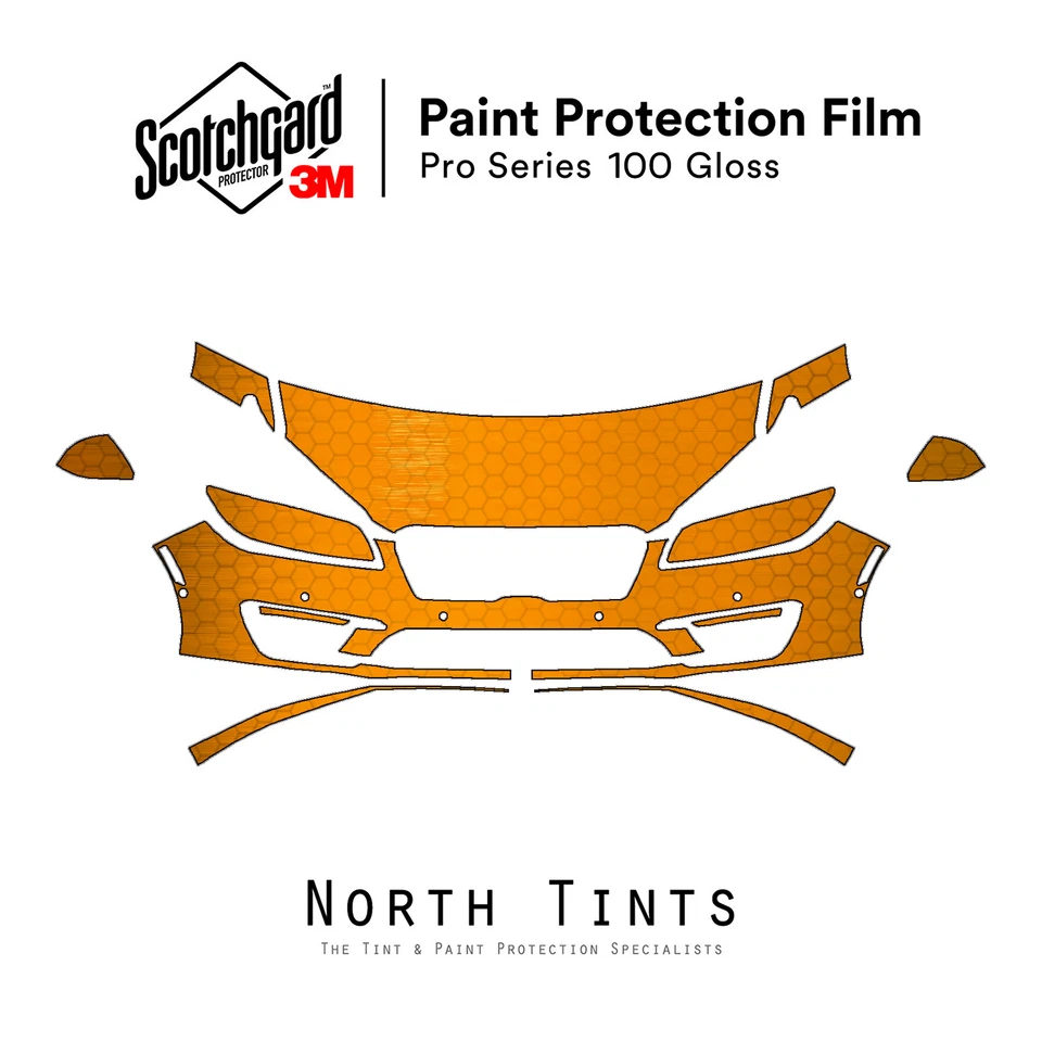 Lincoln MKZ 2017-2020 Serie 3M Pro Película de Protección de Pintura Precortada Sujetador Transparente PPF Foto 1 de 4
