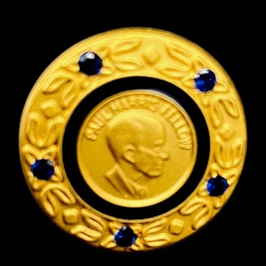 Paul Harris Fellow Rotary International Anstecknadel mit blauem Saphirstein - Bild 1 von 2