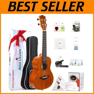 Pro Concert Ukulele Kit with Free Lessons - Image 1 of 4