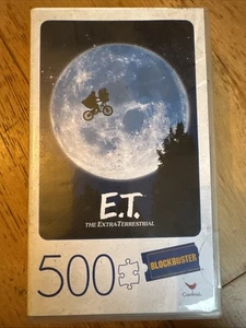 Cardinal Retro E.T. Jigsaw Puzzle 500 Pieces 18"x24" Blockbuster VHS Style Box - Picture 1 of 5