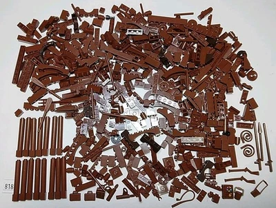 Lego Lote 500 Ladrillos Marrón Rojizo Látigos De Colección Old Carcaj 4498 Flintlock 818 Foto 1 de 4