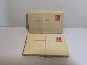 Lote de 100 postales vintage prepagadas de Benjamin Franklin de 2 centavos - en blanco sin usar - Imagen 1 de 3