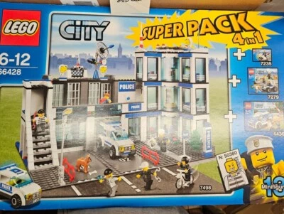 Lego 66428 City Police Super Set 7498 7279 7235 4436 Sealed 4-in-1 Cops Robbers - Image 1 of 2