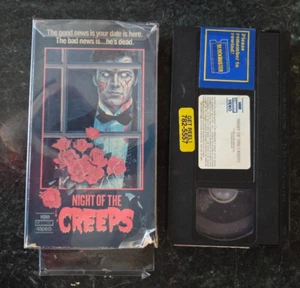 Night of the Creeps VHS - Vintage Blockbuster Leihband Kanone Video Horror - Bild 1 von 6
