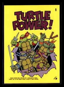 ¡POTENCIA DE TORTUGA! Pegatina Topps Teenage Mutant Turtles 1989 TMNT 8 C2 - Imagen 1 de 2