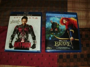 Disney's Brave DVD + Marvel's Antman BR - Picture 1 of 3