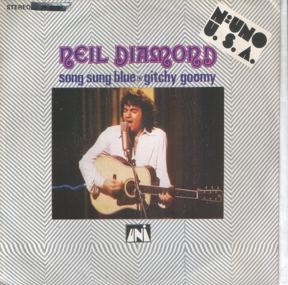 NEIL DIAMOND 7"PS Spain 1972 Song sung blue - Image 1 of 1