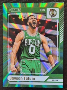2024-25 Panini Donruss - Jayson Tatum #49 Holo Green Laser - Picture 1 of 2