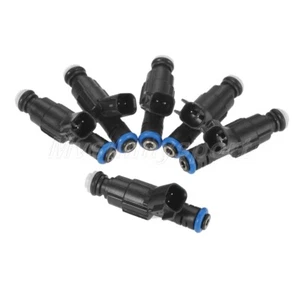 6 pz Iniettori Carburante Aggiornamento 4 Fori Per Jeep Cherokee Wrangler 4.0L 1999-2004 - Foto 1 di 12