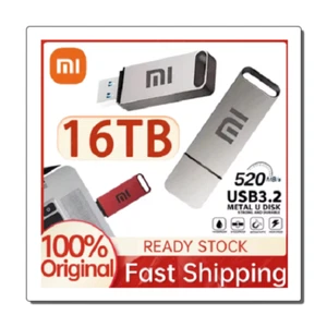 Clé USB 16 To USB 3.2 Haute Vitesse SSD Haute Capacité Clé Métallique Type-C Portable - Photo 1/26