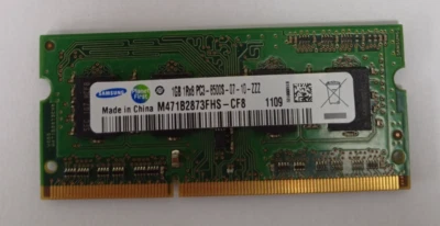Samsung 1GB PC3-8500S SODIMM Memory RAM FOR LAPTOPS - Image 1 of 2