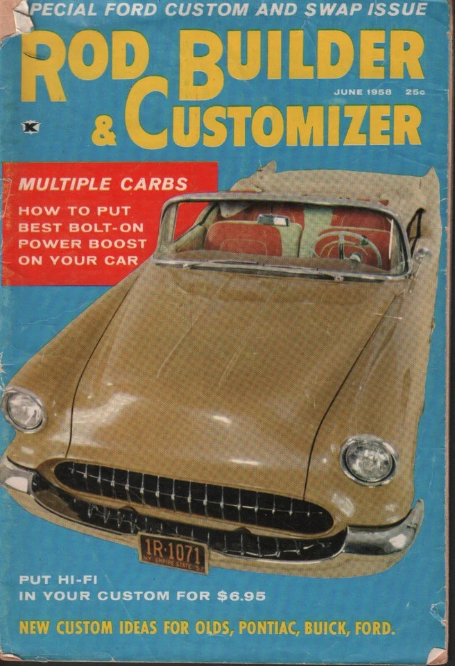 Rod Builder & Customizer June 1958 Special Ford Custom & Swap Issue 061719AME - Image 1 of 1