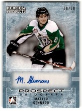 2014-15 In The Game Heroes & Prospects Silver Matteo Gennaro Auto /50 #PA-MG1