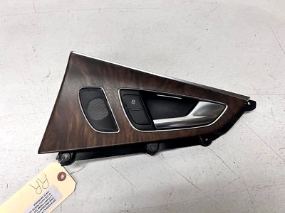 12-18 AUDI A7 S7 RS7 REAR RIGHT SIDE INTERIOR DOOR HANDLE BEZEL TRIM OEM LOT3407 Foto 1 de 4