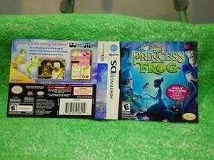 Disney La princesa y el sapo Nintendo DS juego arte de portada solamente - Imagen 1 de 1