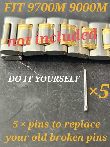5 X PINS FOR GUCCI MEN 9700M 9000M WATCH BRACELET FIX REPAIR