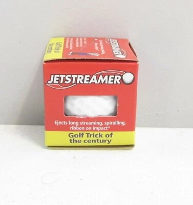 1 NOVA BOLA DE GOLFE JETSTREAMER TRUQUE NOVIDADE BOLA DE GOLFE EJETARÁ FITA LONGA - Imagem 1 de 3