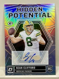 2023 Donruss Optic Sean Clifford Hidden Potential Prizm AUTO /99 Rookie RC  - Picture 1 of 5