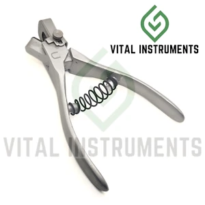 Ear Notcher U-Cut Aluminum Handle 7.5" Long Medium with Adjustable Gauge - Picture 1 of 1