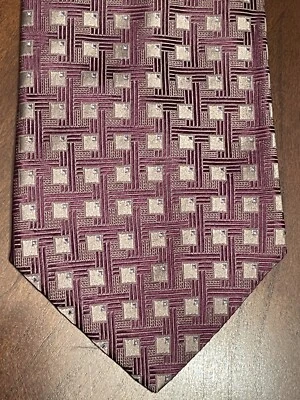 Corbata de cuello vintage Geoffrey Beene 100 % seda para hombre hecha en Estados Unidos Foto 1 de 4