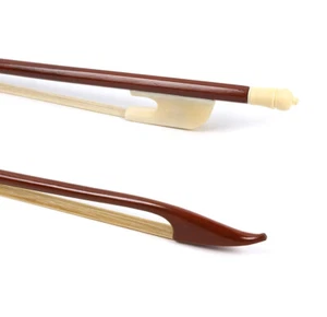 Fiocco per violino 4/4 stile barocco fiocchi osso di mucca rana alta qualità fiocco naturale capelli - Foto 1 di 5