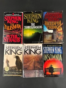Vintage Stephen King Insomnia Tommy Knockers Talisman Book Lot of 7 - Picture 1 of 24