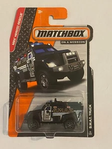 2013 MATCHBOX MBX HEROIC RESCUE S.W.A.T. TRUCK - BLACK - 78 OF 120 - Picture 1 of 4