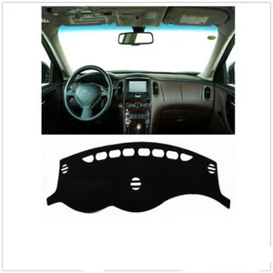 Center Dashboard Mat Cover Pad Black For Infiniti EX25 QX50 2014-2017 2016 LHD - Picture 1 of 5